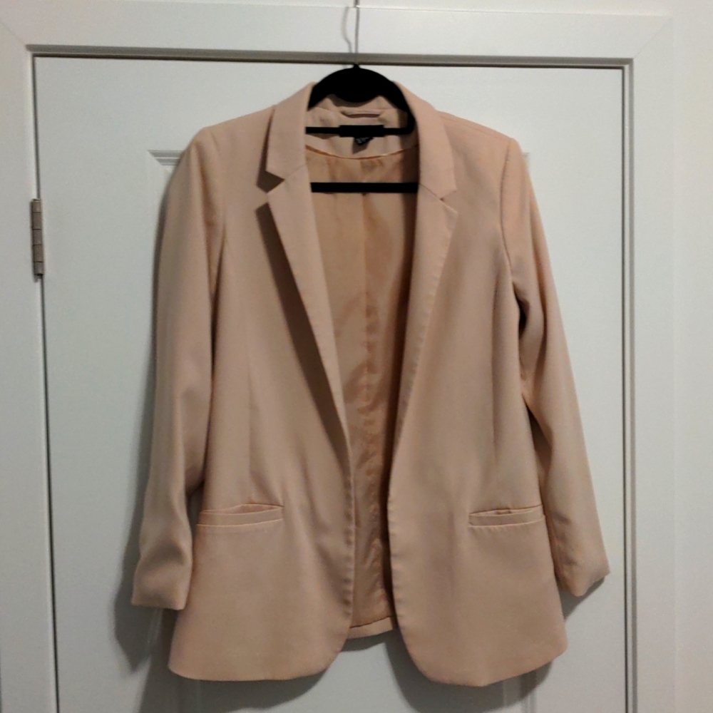 HnM camel/blush blazer